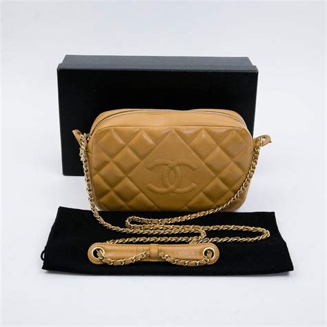 chanel camel bag|chanel crossbody camera bag.